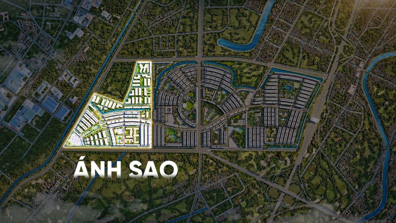 Vị trí phân khu Ánh Sao trong Vinhomes Golden City