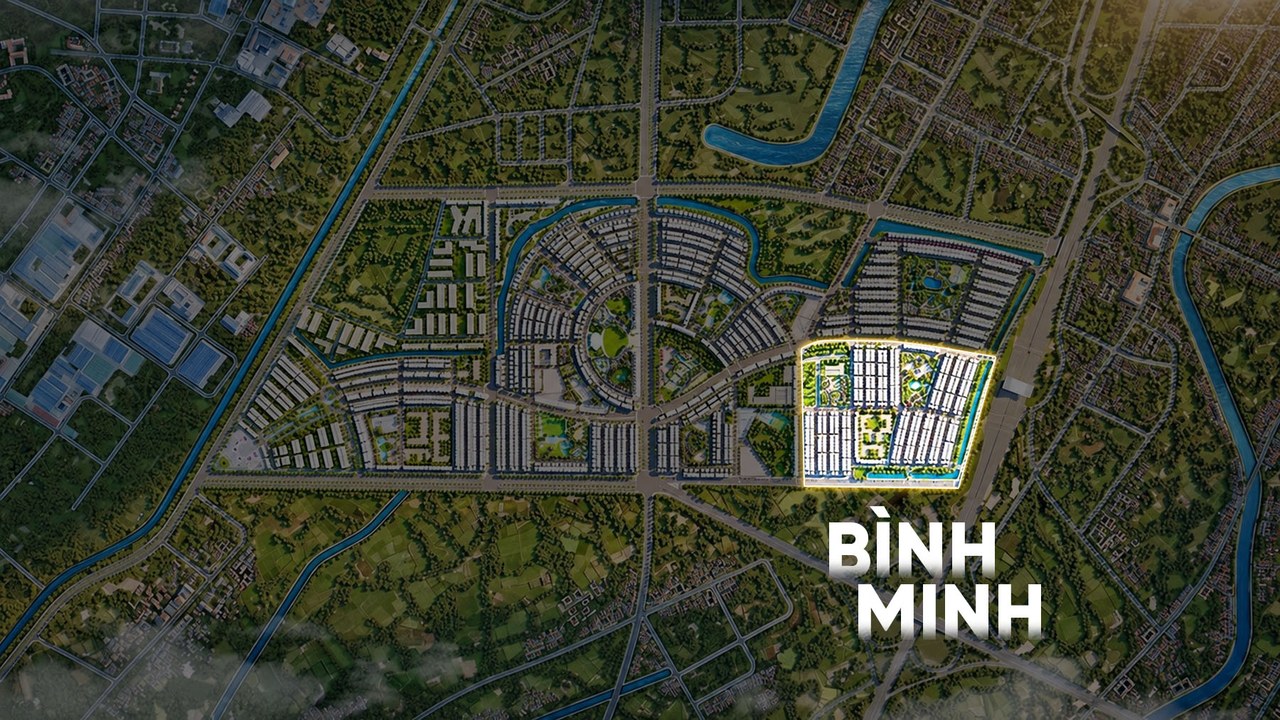 Vị trí phân khu Bình Minh trong Vinhomes Golden City