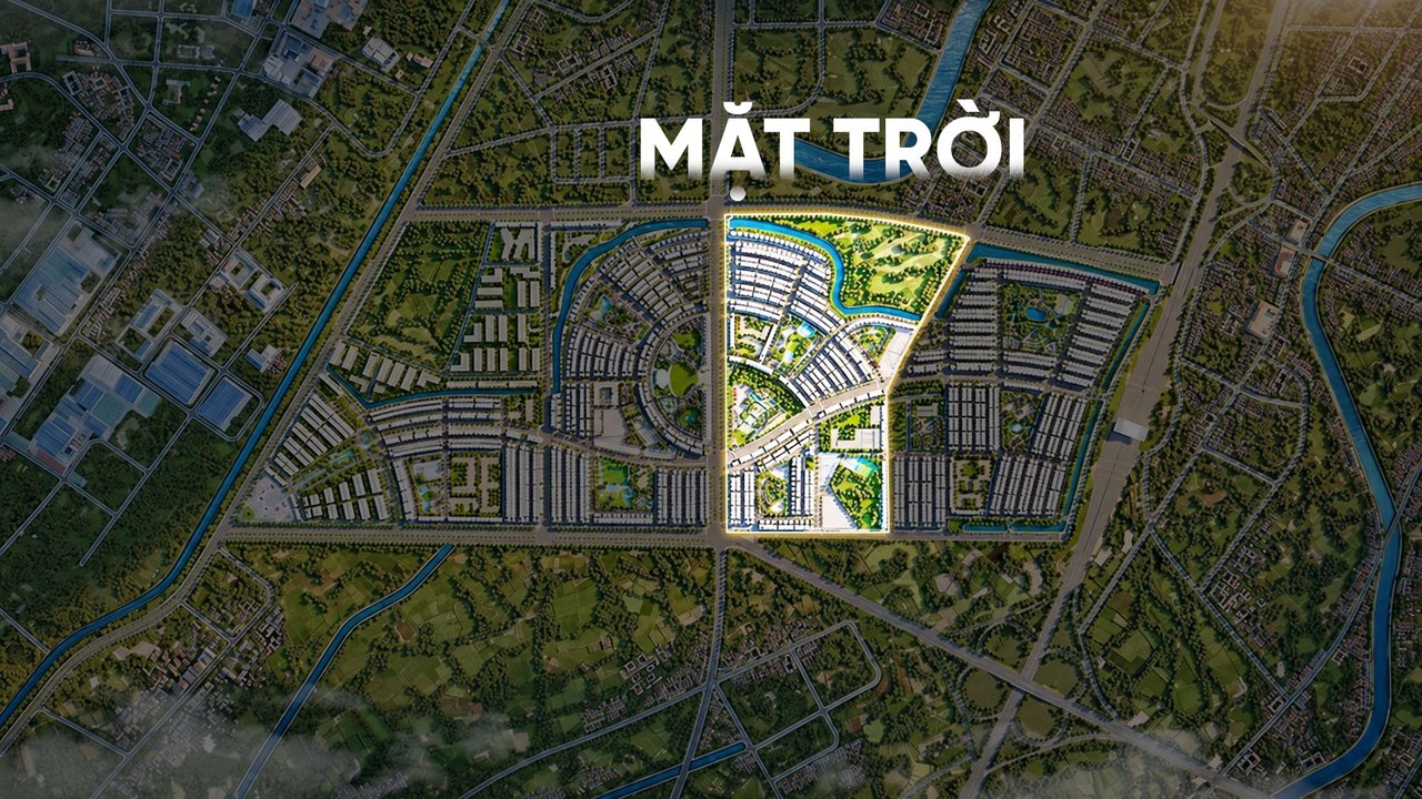 Vị trí phân khu Mặt Trời trong Vinhomes Golden City