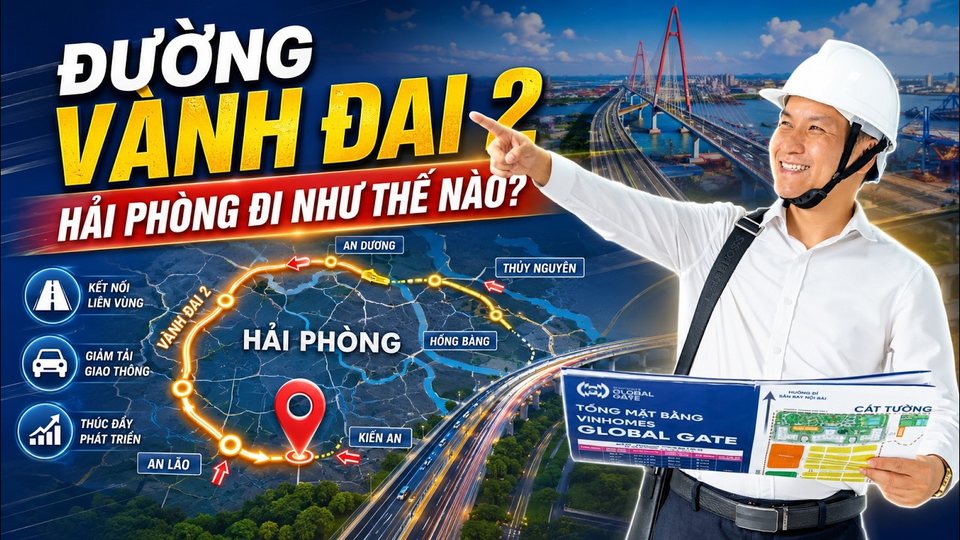 Đường Vành đai 2 Hải Phòng đi như thế nào?